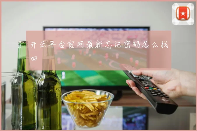 开云平台官网最新忘记密码怎么找回