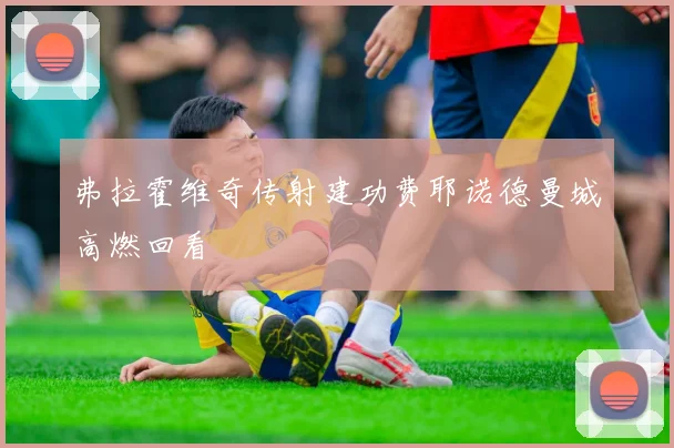 弗拉霍维奇传射建功费耶诺德曼城高燃回看