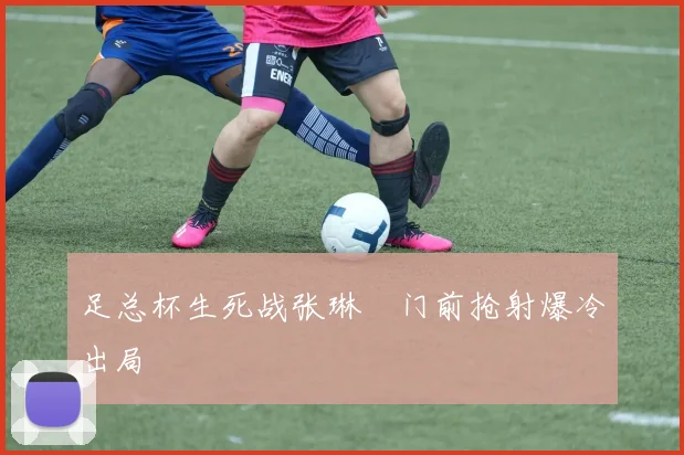 足总杯生死战张琳芃门前抢射爆冷出局